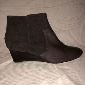 Brown Wedge Boots